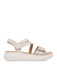 Remonte Sandały CEO-D3L51-60 Beżowy. Brązowe sandały damskie Remonte, bez wzorów, ze skóry, bez obcasa, na płaskiej podeszwie. Za 359.99 zł.