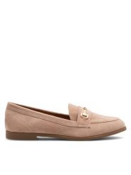 DeeZee Mokasyny WS270205-01 Beżowy. Brązowe mokasyny damskie DeeZee, z materiału. Za 82.99 zł.
