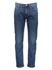 GAP Dżinsy - Slim fit - w kolorze granatowym rozmiar: W34/L32. Niebieskie jeansy męskie GAP. Za 100.99 zł.