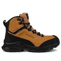 Buty męskie sportowe trekkingowe do chodzenia DK HIKER CAMEL. Brązowe buty trekkingowe męskie DK, bez zapięcia, trekkingowe. W wyprzedaży za 189.00 zł.