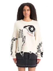 Scotch & Soda Sweter w kolorze kremowym rozmiar: S. Brązowe swetry klasyczne damskie Scotch & Soda, s, bez kołnierzyka. Za 241.56 zł.