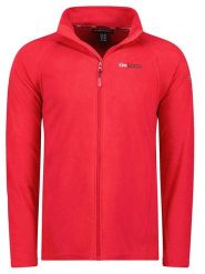 Geographical Norway Kurtka polarowa "Tug" w kolorze czerwonym rozmiar: S. Czerwone kurtki męskie Geographical Norway, s, bez wzorów, z materiału, bez kaptura. Za 61.46 zł.