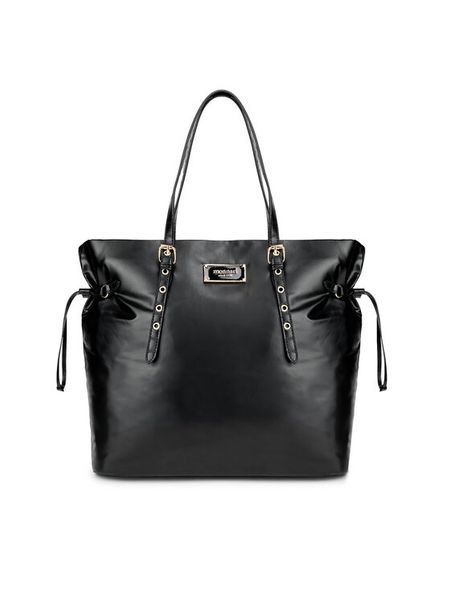 Monnari Torebka BAGIMP0-24Z-BAG6200-KM20D000-R00 Czarny. Czarne torebki klasyczne damskie Monnari, bez wzorów, ze skóry, bez dodatków. Za 139.99 zł.