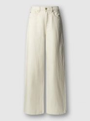 Pepe Jeans Dżinsy "Jaimy" - Wide leg - w kolorze kremowym rozmiar: W27/L32. Brązowe jeansy damskie Pepe Jeans, z podwyższonym stanem. Za 201.55 zł.