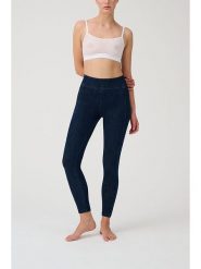 ITEM m6 Jegginsy w kolorze granatowym rozmiar: 36. Niebieskie legginsy damskie ITEM m6, m, bez wzorów, z materiału. Za 294.28 zł.
