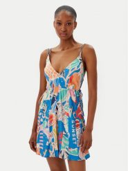 Maaji Sukienka letnia Tropical Bliss Tropi PT2537CSD001 Kolorowy Regular Fit. Sukienki damskie Maaji, na lato, m, bez wzorów, z wiskozy, bez kołnierzyka, bez ramiączek. Za 379.99 zł.