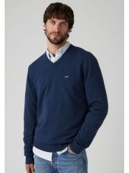 Levi's Sweter w kolorze granatowym rozmiar: S. Niebieskie swetry męskie Levi's, s, bez wzorów, z bawełny, bez kołnierzyka. Za 86.99 zł.