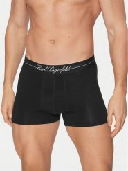 KARL LAGERFELD Komplet 3 par bokserek A1M47089 Czarny. Czarne bokserki męskie Karl Lagerfeld, bez wzorów, z lyocellu. Za 149.99 zł.