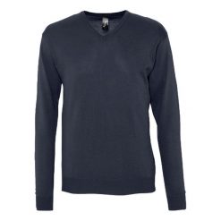 Sweter Męski Galaxy Z Dekoltem V. Czarne swetry męskie SOL'S, m, bez wzorów, bez kołnierzyka. Za 170.99 zł.