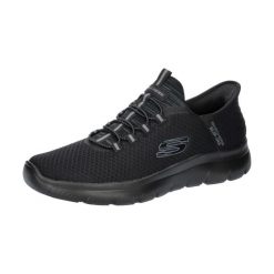 Buty sportowe Sneakersy męskie, Skechers Summits - High Range Slip-Ins. Czarne buty sportowe na co dzień męskie Skechers, z gumy, bez zapięcia, trekkingowe. Za 309.00 zł.