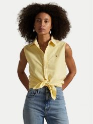 Polo Ralph Lauren Koszula 211968896004 Żółty Classic Fit. Żółte koszule damskie Polo Ralph Lauren, l, bez wzorów, z bawełny, bez kołnierzyka, bez ramiączek. Za 629.99 zł.
