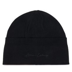 Czapka Armani Exchange. Czarne czapki zimowe damskie Armani Exchange. Za 264.99 zł.