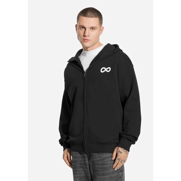 Bluza sportowa męska Prosto Infinity z kapturem. Czarne bluzy sportowe męskie Prosto., bez wzorów, sportowe, bez kołnierzyka, bez ramiączek. W wyprzedaży za 305.99 zł.