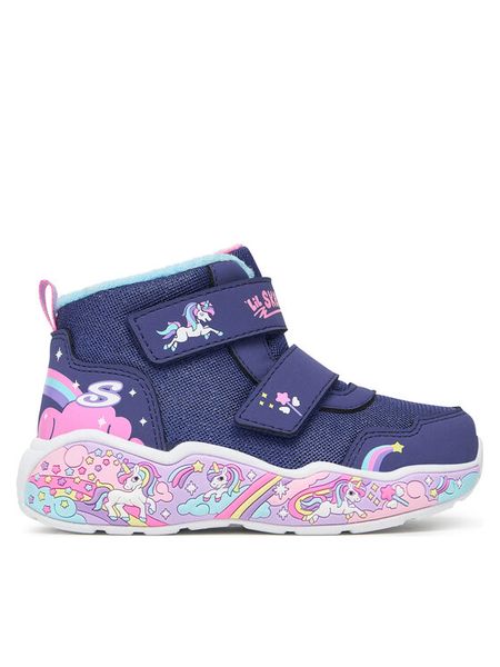 Skechers Śniegowce Play Scene 303163N/NVMT Różowy. Czerwone kozaki dziewczęce Skechers, ze skóry. Za 199.99 zł.
