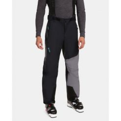 Męskie spodnie hardshell Kilpi LTD COSMO-M. Czarne spodnie materiałowe męskie Kilpi, bez wzorów, z hardshellu. Za 1,000.42 zł.
