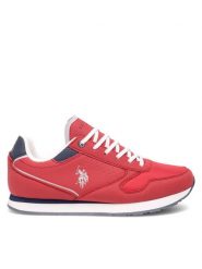 U.S. Polo Assn. Sneakersy NOBIK001C Czerwony. Czerwone buty sportowe chłopięce U.S. Polo Assn., bez wzorów, z syntetyku, bez zapięcia. Za 183.99 zł.