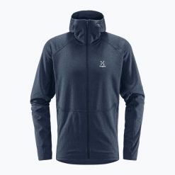 Bluza trekkingowa męska Haglöfs Skuta Hood. Niebieskie bluzy bez kaptura męskie Haglöfs, l. Za 361.64 zł.