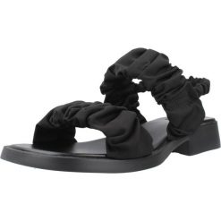 Sandały CAMPER DANA Czarny. Czarne sandały damskie Camper, bez wzorów, z tkaniny, bez obcasa. Za 535.38 zł.