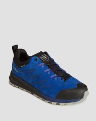 Buty męskie Dolomite CRODA NERA GTX. Niebieskie buty trekkingowe męskie Dolomite, z gore-texu, bez zapięcia, trekkingowe, gore-tex. Za 780.55 zł.