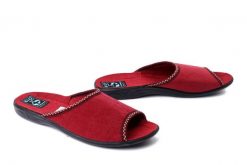 ADANEX 29234 SAK1VV bordowy, kapcie damskie. Czerwone kapcie damskie Adanex. Za 50.99 zł.