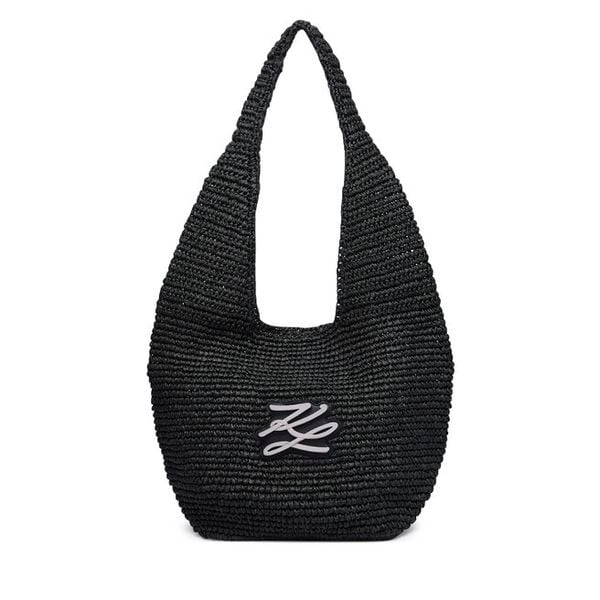 Torebka KARL LAGERFELD. Czarne torebki klasyczne damskie Karl Lagerfeld, bez wzorów, bez dodatków. Za 779.99 zł.