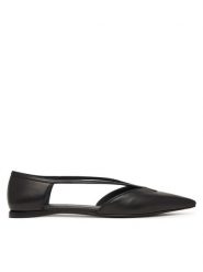 Max Mara Baleriny 2614521032600 Czarny. Czarne baleriny damskie Max Mara, bez wzorów, ze skóry, bez obcasa. Za 2,479.00 zł.