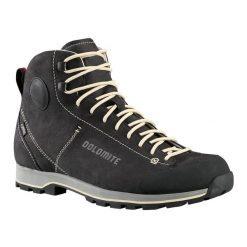 Buty trekkingowe męskie Dolomite Cinquantaquattro High FG GTX. Czarne buty trekkingowe męskie Dolomite, bez zapięcia, trekkingowe. W wyprzedaży za 450.00 zł.