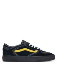Vans Tenisówki Rowley Classic VN000SF4Y231 Czarny. Czarne trampki i tenisówki męskie Vans, bez wzorów, ze skóry, bez zapięcia. Za 399.99 zł.