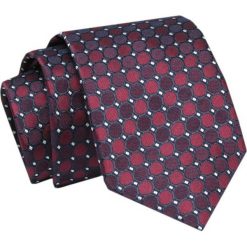 Krawat - ALTIES - Odcienie Bordo, w Grochy. Czerwone krawaty i muchy męskie Alties, bez wzorów, z tkaniny, eleganckie. Za 49.00 zł.