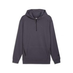 Bluza męska z kapturem i zamkiem 1/2 RAD/CAL PUMA Galactic Gray. Szare bluzy sportowe męskie Puma, bez wzorów, sportowe, bez kołnierzyka, bez ramiączek. Za 182.99 zł.