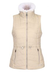 Regatta Kamizelka pikowana "Walless" w kolorze beżowym rozmiar: 34. Brązowe kamizelki damskie Regatta, z puchu. Za 69.95 zł.