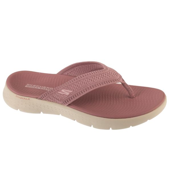 Japonki damskie, Go Walk Flex Sandal - Holly. Fioletowe klapki damskie Skechers, bez wzorów, bez obcasa. Za 189.99 zł.