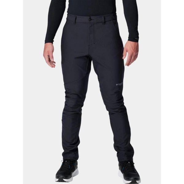 Spodnie Turystyczne Męskie Columbia Vast Canyon. Czarne spodnie materiałowe męskie Columbia, bez wzorów, z softshellu, sportowe. W wyprzedaży za 483.65 zł.
