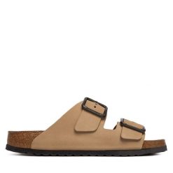Klapki Birkenstock. Brązowe klapki i japonki męskie Birkenstock. Za 599.99 zł.
