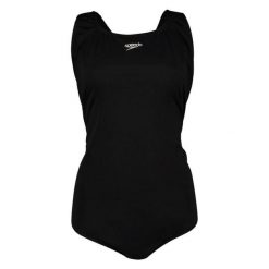 Damski Jednoczęściowy Strój Kąpielowy Medalist Endurance+ Plus. Czarne stroje jednoczęściowe damskie Speedo, bez wzorów. Za 199.99 zł.