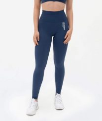 Legginsy modelujące Seamless Super Strong - Niebieski. Niebieskie legginsy damskie JOY STUDIO, l, bez wzorów, z materiału. Za 212.00 zł.