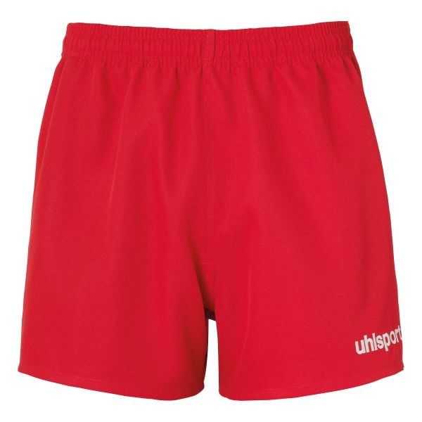 Szorty Uhlsport Rugby. Czerwone szorty męskie UHLSPORT, bez wzorów, z poliesteru. Za 126.00 zł.