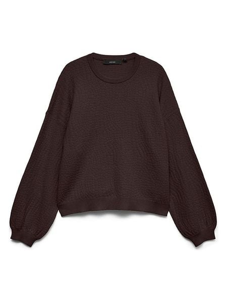 Vero Moda Sweter w kolorze brązowym rozmiar: XL. Brązowe swetry klasyczne damskie Vero Moda, xl, bez kołnierzyka. Za 149.95 zł.