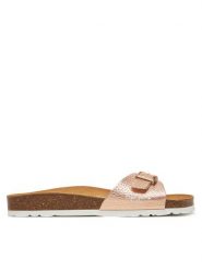 Pepe Jeans Klapki PLS90610 Różowy. Czerwone klapki damskie Pepe Jeans, bez wzorów, z jeansu, bez obcasa. Za 169.99 zł.
