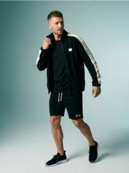 Rozpinana bluza polarowa ze stójką - czarny. Czarne bluzy bez kaptura męskie Sinsay, l, z polaru. Za 59.99 zł.