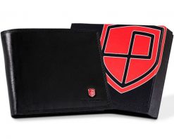 Portfel skórzany Peterson [DH] PTN MR-08-CN czarny. Czarne portfele męskie bez wzorów. Za 75.99 zł.