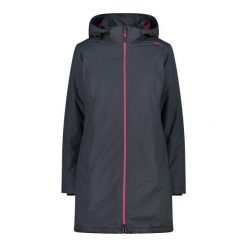Płaszcz damski turystyczne CMP 32Z1406. Szare płaszcze damskie CMP, l, bez wzorów, sportowe. W wyprzedaży za 349.99 zł.