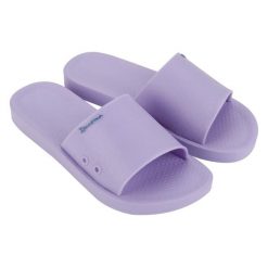 Klapki damskie Ipanema Anat Classic. Fioletowe klapki damskie Ipanema, bez wzorów, bez obcasa. Za 59.99 zł.