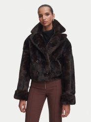 Rinascimento Futro CFC0127048003 Brązowy ciemny Regular Fit. Brązowe futra damskie RINASCIMENTO, m. Za 784.99 zł.