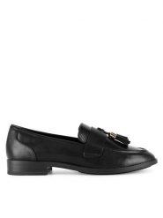JENNY Mokasyny CD24019-1 Czarny. Czarne mokasyny damskie Jenny, z materiału. Za 97.99 zł.