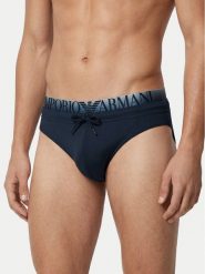 Emporio Armani Kąpielówki EM000582 AF20432 UB102 Granatowy. Niebieskie kąpielówki męskie Emporio Armani, m, bez wzorów, z syntetyku. Za 299.99 zł.