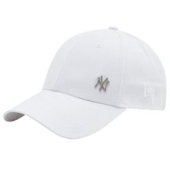 Czapka z daszkiem New Era MLB New York Yankees. Białe czapki z daszkiem damskie New Era, bez wzorów, z bawełny. Za 109.99 zł.