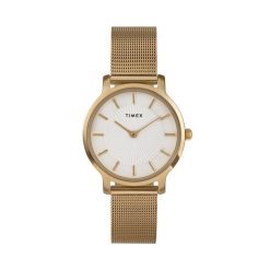 Zegarek Timex. Żółte zegarki damskie Timex, złote. Za 419.99 zł.