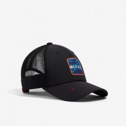Czapka z daszkiem w stylu trucker do siatkówki plażowej Copaya BV Cap. Białe czapki męskie KIPSTA, na lato, bez wzorów, z materiału, sportowe. Za 39.99 zł.
