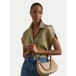 Torebka LAUREN RALPH LAUREN. Brązowe torebki klasyczne damskie Lauren Ralph Lauren, bez wzorów, bez dodatków. Za 1,599.00 zł.